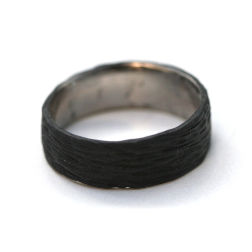 Sarah Graham, Wide Cobalt Chrome Ring, Altered Space Gallery